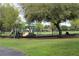 Community playground with play structures under a tree at 2913 Aston Ave, Plant City, FL 33566