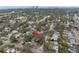 Property location shown from an aerial view of surrounding neighborhood at 3125 14Th N St, St Petersburg, FL 33704