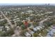Property location shown from an aerial view of surrounding neighborhood at 3125 14Th N St, St Petersburg, FL 33704