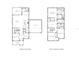 Two-story home floor plan featuring 3 bedrooms, 2.5 baths, and a 2-car garage at 3125 14Th N St, St Petersburg, FL 33704