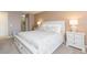 Comfortable bedroom with white dresser and decor at 5633 Puerta Del Sol S Blvd # 203, St Petersburg, FL 33715