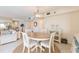 Casual dining area with a round table and chairs at 5633 Puerta Del Sol S Blvd # 203, St Petersburg, FL 33715