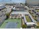 Aerial view of tennis and bocce ball courts at 5940 30Th S Ave # 209, Gulfport, FL 33707