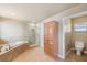 Bathroom with soaking tub, walk-in shower, and double vanity at 6423 Driftwood Dr, Hudson, FL 34667