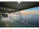 Relaxing waterfront deck boasting sunset views at 6423 Driftwood Dr, Hudson, FL 34667