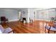 Hardwood floors, fireplace and seating area at 700 S Prospect Ave, Clearwater, FL 33756