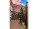 Rustic outdoor shower with wooden enclosure at 700 S Prospect Ave, Clearwater, FL 33756