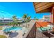 Balcony view of canal, pool, and neighborhood at 710 Islebay Dr, Apollo Beach, FL 33572