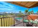 Relaxing balcony overlooking pool and canal at 710 Islebay Dr, Apollo Beach, FL 33572
