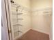 Walk-in closet with wire shelving and carpeting at 710 Islebay Dr, Apollo Beach, FL 33572