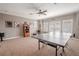 Game room with ping pong table and french doors at 710 Islebay Dr, Apollo Beach, FL 33572