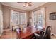 Spacious home office with two sets of French doors at 710 Islebay Dr, Apollo Beach, FL 33572