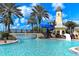 Refreshing pool with a waterslide near a lighthouse at 710 Islebay Dr, Apollo Beach, FL 33572