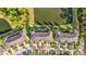 Aerial view of property, highlighting its location in the community at 11902 Greengate Dr, Hudson, FL 34669