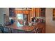 Modern kitchen with granite countertops and stainless steel appliances at 11185 5Th E St, Treasure Island, FL 33706