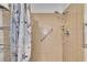 Simple bathroom with shower and grab bar at 1536 W Del Webb Blvd, Sun City Center, FL 33573