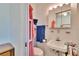 Clean bathroom with sink, toilet and shower at 1536 W Del Webb Blvd, Sun City Center, FL 33573