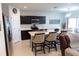 Modern kitchen with stainless steel appliances and island at 178 Brofield St, Brooksville, FL 34604