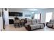 Modern kitchen with stainless steel appliances and an island at 178 Brofield St, Brooksville, FL 34604