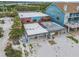 Aerial view of beach house and lot at 18838 Gulf Blvd # 202, Indian Shores, FL 33785