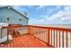 Oceanfront deck with wooden railings at 18838 Gulf Blvd # 202, Indian Shores, FL 33785