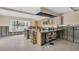 Unfinished kitchen with island and ocean views at 18838 Gulf Blvd # 202, Indian Shores, FL 33785