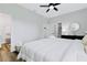 Primary bedroom with king-size bed and ensuite bathroom at 189 Statler St, Port Charlotte, FL 33954