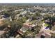 Aerial view showing home's private pool and desirable location within a residential neighborhood at 2712 Mock Orange Ct, Valrico, FL 33594