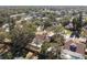 Aerial view showing home's private pool and location in a quiet residential neighborhood at 2712 Mock Orange Ct, Valrico, FL 33594
