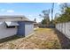 Large backyard with shed and privacy fence at 3421 Cantrell St, Holiday, FL 34690