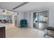 Spacious Gathering room with access to a screened patio and living area at 3421 Cantrell St, Holiday, FL 34690