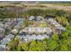 Aerial view of Waterford community, showcasing homes and landscaping at 3607 Trafalgar Way # 103, Palm Harbor, FL 34685