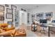 Spacious home office with built-in shelving and leather armchairs at 5225 Caserta Ct, Palmetto, FL 34221