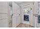 Convenient laundry room with washer, dryer, and storage at 5225 Caserta Ct, Palmetto, FL 34221