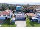 Aerial view of waterfront home with private dock at 5401 Circle Dr, Weeki Wachee, FL 34607