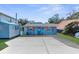 Front view of charming beach cottage at 5401 Circle Dr, Weeki Wachee, FL 34607