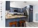 Modern kitchen with stainless steel appliances and island at 5401 Circle Dr, Weeki Wachee, FL 34607