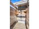 Rustic outdoor shower with wood siding at 5401 Circle Dr, Weeki Wachee, FL 34607