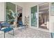 Spacious screened-in porch with direct access to the backyard at 5725 Stockport St, Riverview, FL 33578