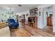 Bright living room features hardwood floors and plenty of natural light at 601 N Hercules Ave # 503, Clearwater, FL 33765