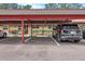 Covered carport parking with designated spots and ample space for vehicles at 601 N Hercules Ave # 503, Clearwater, FL 33765