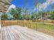 Deck with fenced backyard view at 718 34Th S Ave, St Petersburg, FL 33705