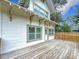 Wooden deck and home exterior at 718 34Th S Ave, St Petersburg, FL 33705