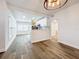 Modern kitchen with stainless steel appliances and white cabinets at 718 34Th S Ave, St Petersburg, FL 33705