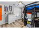 Bedroom with white dresser and bunk beds at 8334 139Th Ln, Seminole, FL 33776