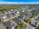 Aerial view of house and surrounding neighborhood, showcasing the community and location at 12410 Ballentrae Forest Dr, Riverview, FL 33579