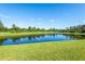 Scenic view of a peaceful lake at 19510 Whispering Brook Dr, Tampa, FL 33647