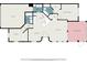 Floor plan showing a 2-bedroom, 2-bath home with garage and screened porch at 2029 Inverness Greens Dr # 2029, Sun City Center, FL 33573