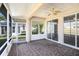 Spacious screened porch with tile floor at 2029 Inverness Greens Dr # 2029, Sun City Center, FL 33573