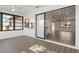 Sunroom with sliding doors and wood-look floors at 2139 Abby Ave, Spring Hill, FL 34609